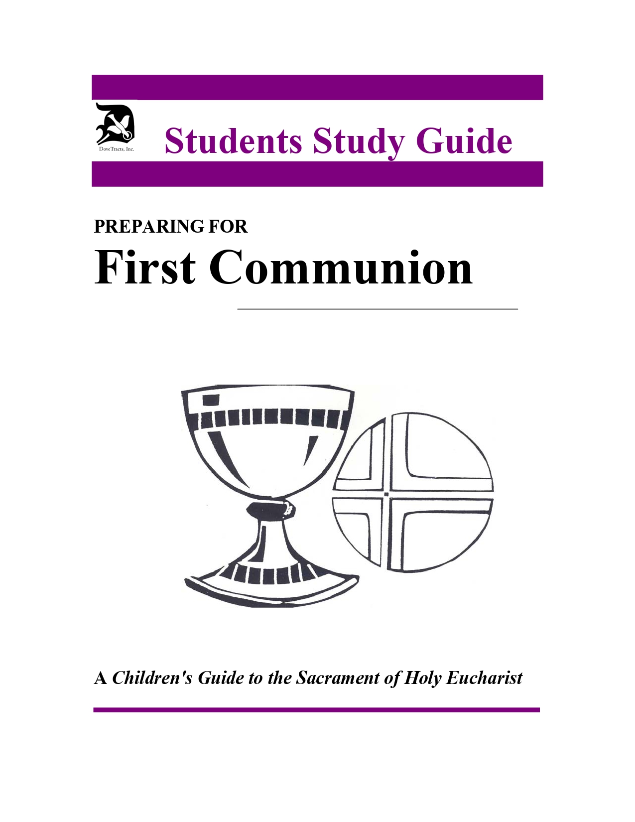 First Holy Communion Class Study Guide